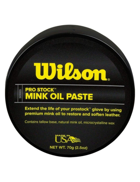 Pasta de Aceite de Visón Wilson 70.87g - Cuero Resistente al Agua