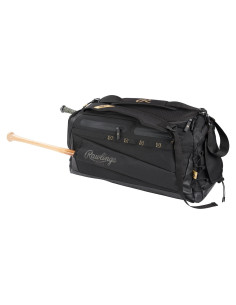 Bolsa Duffel Rawlings Dorada para Béisbol/Sóftbol - Estándar y XL