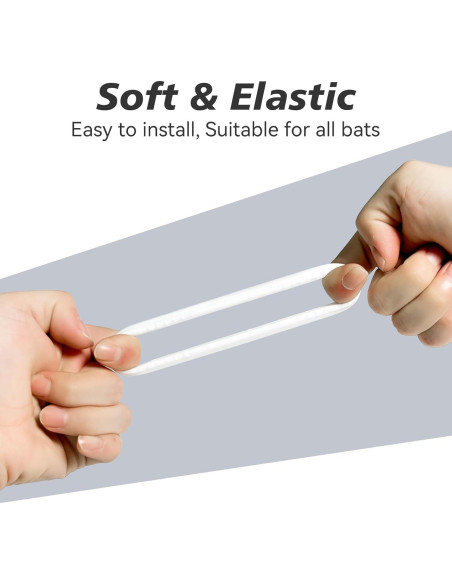 5 Anillos Choke Up para Bate de Béisbol MIPREZT - Silicona Suave