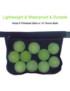 Bolsa de Cintura Ajustable Tannius para Pelotas de Tenis y Pickleball 2