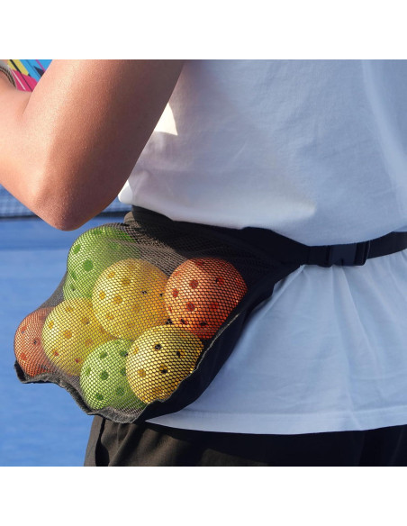 Bolsa de Cintura Ajustable Tannius para Pelotas de Tenis y Pickleball