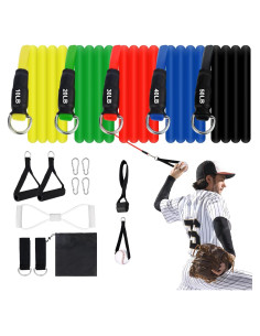 17 Piezas Bandas de Resistencia ONESIXEC para Béisbol y Softbol
