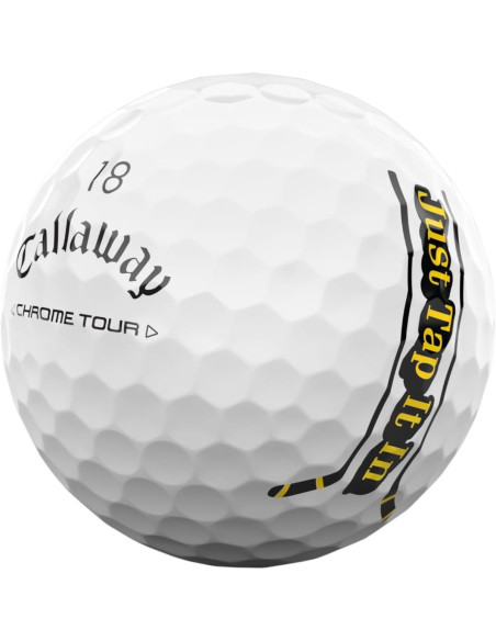 Pelota de Golf Callaway Happy Gilmore Chrome Tour 1 Unidad