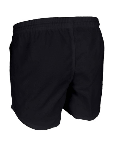 Pantalón Corto de Rugby Gilbert Kiwi Pro 100% Algodón Negro