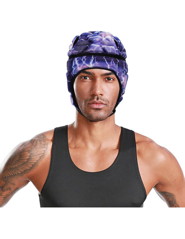 Casco de Rugby NICEYST FIT-EQT-121-124-XQ Acolchado Ajustable