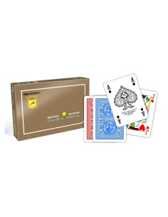 Baraja de Poker Modiano Golden Trophy 100% Plástico 2x54