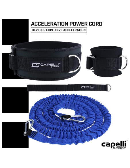 Banda de Resistencia para Correr Capelli Sport 2.44m Ajustable