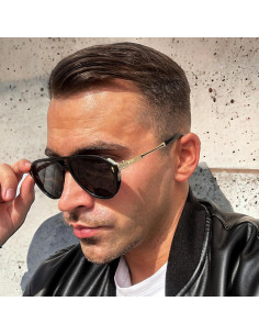 Gafas de Sol AIEYEZO Aviador Retro UV400 Unisex Clásicas 2