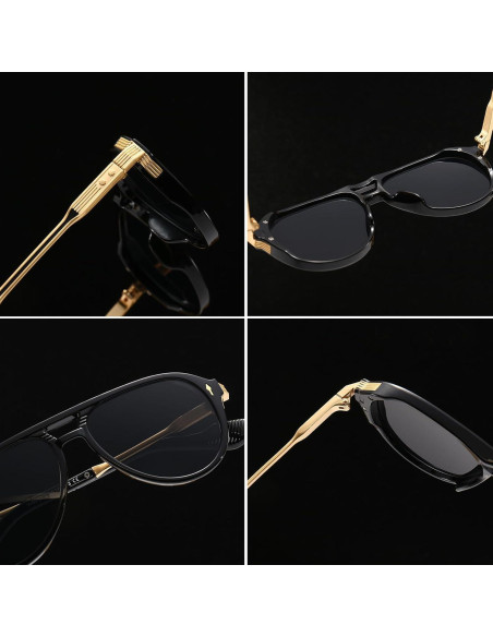 Gafas de Sol AIEYEZO Aviador Retro UV400 Unisex Clásicas