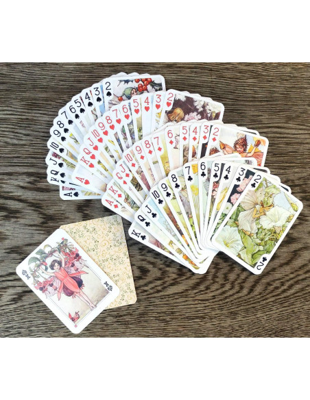 Baraja de Póker Floral Vintage FlonzGift 54 Cartas