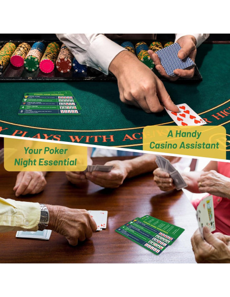 Conjunto de Tarjetas de Póker Epkoxlx con Lupa y Clip