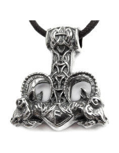 Collar Martillo de Thor Mjolnir Plata Esterlina 925 38x35mm