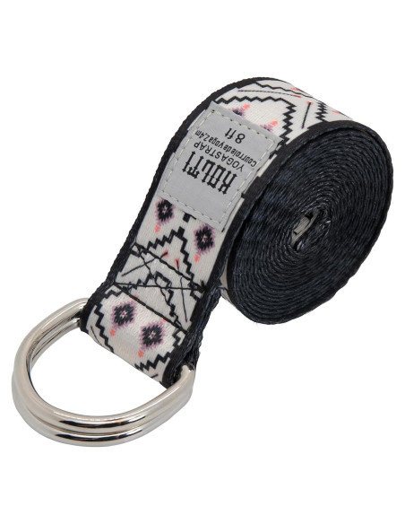 Correa Ajustable de Yoga Kolti 2.44m con D-Ring Antideslizante