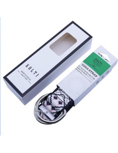 Correa Ajustable de Yoga Kolti 2.44m con D-Ring Antideslizante 2