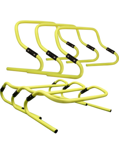 Vallas de Agilidad Doble Altura GSi - Paquete de 6 Ajustables