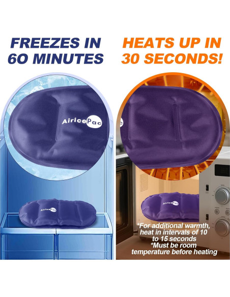 Paquete de Hielo Reutilizable AiricePac - 3 Piezas Gel Frío Calor