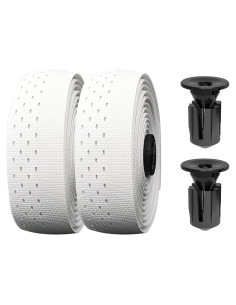 Cinta de Manillar de Bicicleta EVA SHANGWU Antideslizante Blanca - Juego de 2