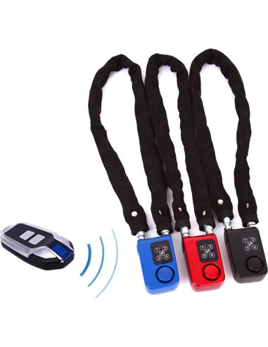 Candado de Alarma Antirrobo Mengshen para Bicicleta Azul