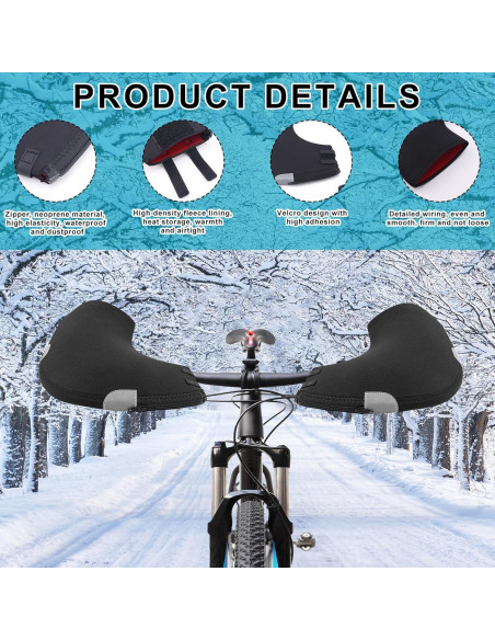 Manoplas de Ciclismo Gosknor Neopreno Impermeables 29 cm