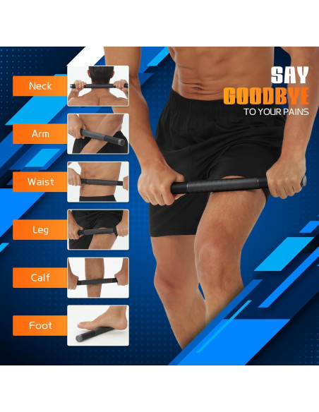 Palillo de Rodillo Muscular H-Brotaco para Masaje Profundo