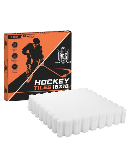 Losas de Hockey ACE HOCKEY - 9 Piezas 1.86 m Entrenamiento