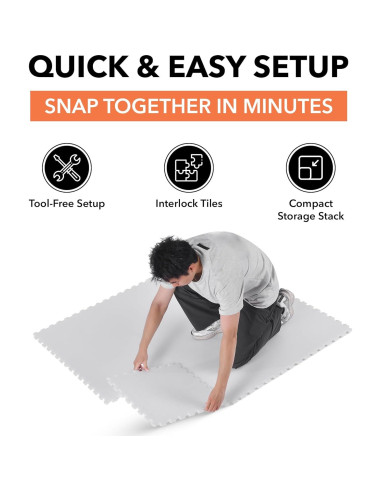 Losas de Hockey ACE HOCKEY - 9 Piezas 1.86 m Entrenamiento