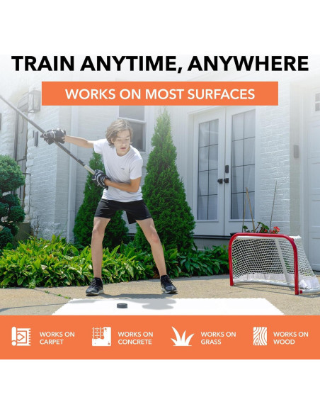 Losas de Hockey ACE HOCKEY - 9 Piezas 1.86 m Entrenamiento