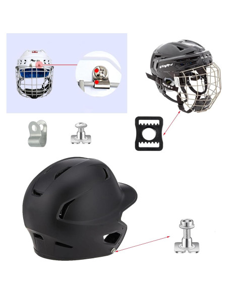 Kit de Reparación de Casco de Hockey Fortunemee 36 Piezas