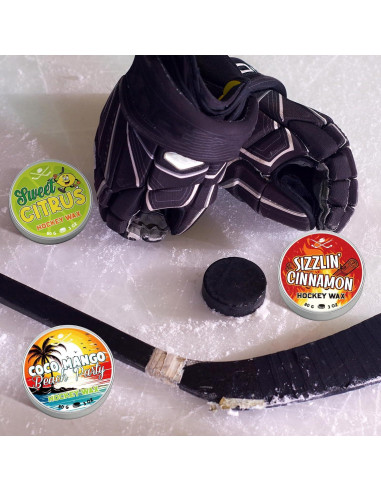 Paquete de 3 Ceras para Hockey Conelist YUL1079 80g Aromatizadas