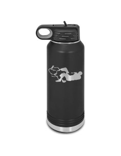 Botella de Agua Acero Inoxidable RDW 32 oz Personalizable Negro