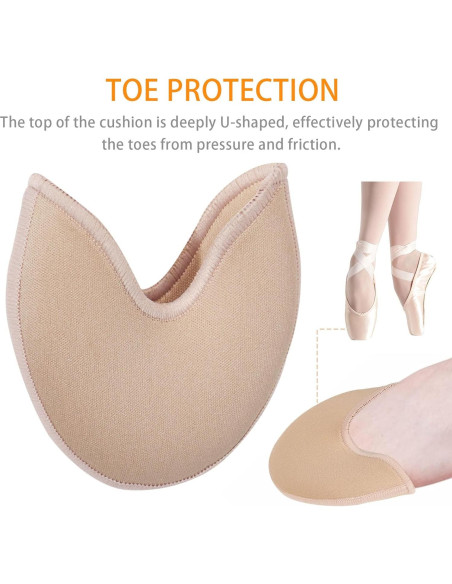 Cubiertas de Almohadillas para Dedos RRumo 10x9.5 cm Rosa