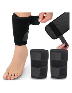 Vendaje de Compresión Vive para Espolones - Soporte Ajustable Negro