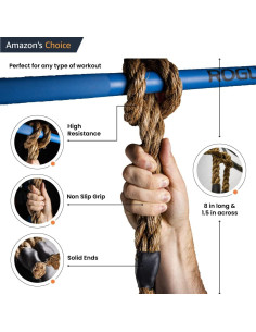 Agarres de Cuerda Monkee Grip - Mejora Fuerza y Resistencia 2