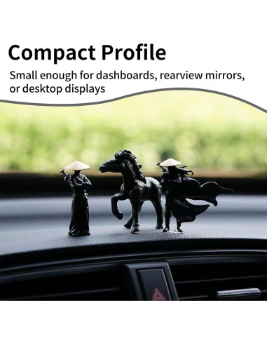 4 Figuras Samurai Miniatura YAFIYGI Decoración de Tablero