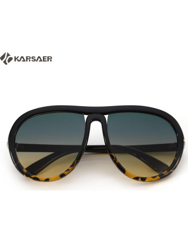 Gafas de sol aviador Karsaer unisex 60mm protección UV