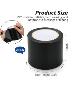 Cinta para Tapete de Lucha Plus Tard 2 Rollos 10cm x 33m 2