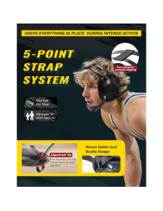 Cabezal de Lucha Juvenil Trymaker con Protección de Oído 2