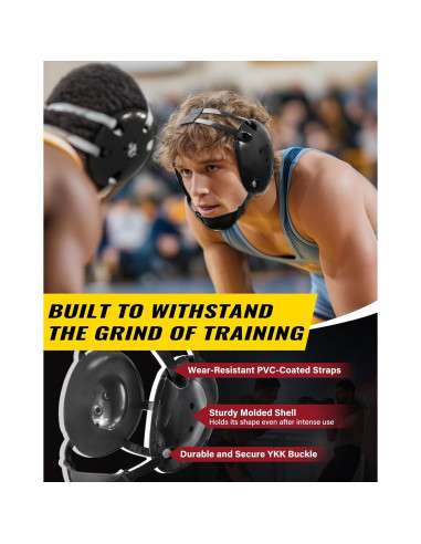 Cabezal de Lucha Juvenil Trymaker con Protección de Oído