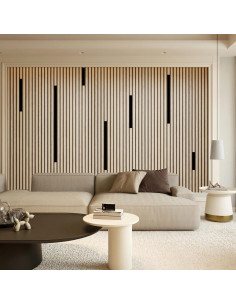 7 Tiras de Aluminio para Paneles Acústicos TRAIN2 ART 50.8 cm 2