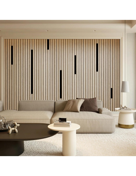 7 Tiras de Aluminio para Paneles Acústicos TRAIN2 ART 50.8 cm