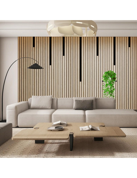 7 Tiras de Aluminio para Paneles Acústicos TRAIN2 ART 50.8 cm