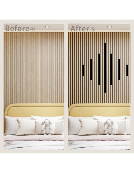 7 Tiras de Aluminio para Paneles Acústicos TRAIN2 ART 50.8 cm