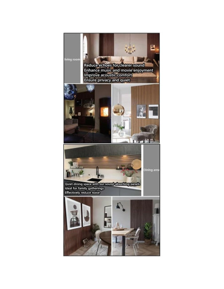 Paneles Acústicos 3D Aislantes HDF Blancos 80x60 cm - 2 Pzas