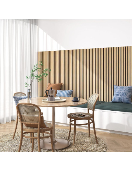 Paneles Acústicos de Madera ROOMTEC 2 Piezas 240.4x32 cm