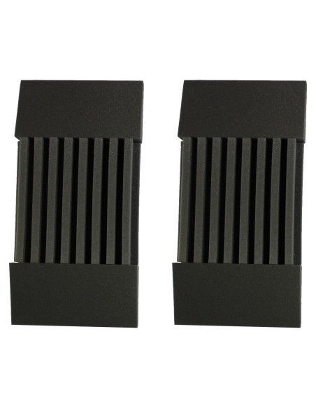 Paneles Acústicos Mybecca 2 Piezas 7.62x30.48x60.96 cm Carbón