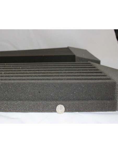 Paneles Acústicos Mybecca 2 Piezas 7.62x30.48x60.96 cm Carbón