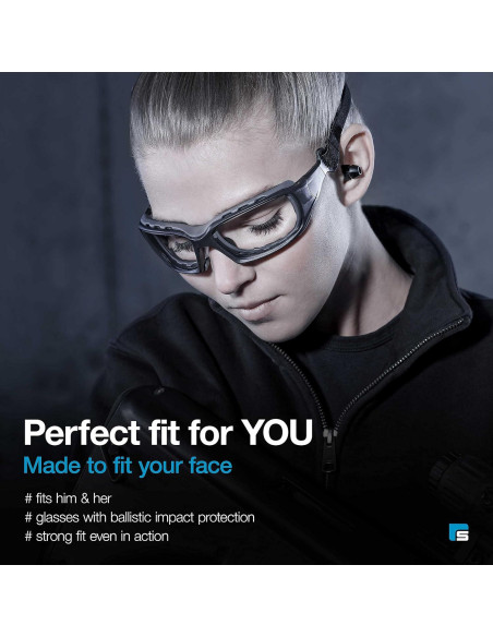 Gafas de Tiro SolidWork Protección Ocular Anti-rayones