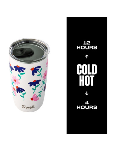 Vaso Aislado S'well 18oz Acero Inoxidable Margarita Azul