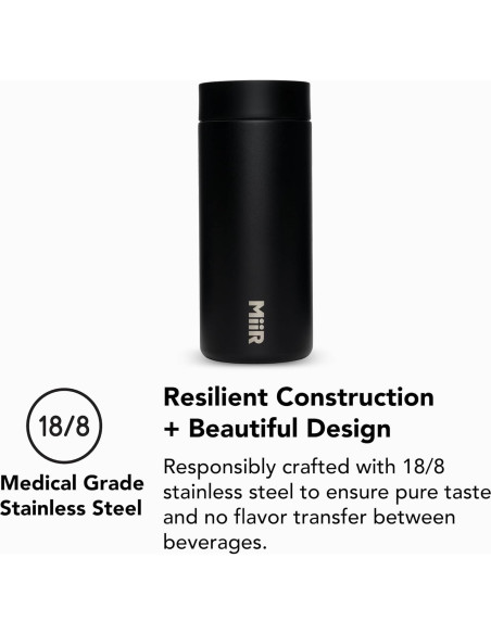 Vaso de Acero Inoxidable MiiR 360 - 0.47L Verde Pino