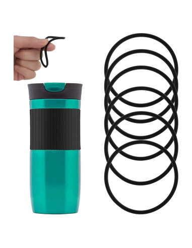 6 Juntas de Tapa de Goma KINBOM para Tazas Contigo Snapseal
